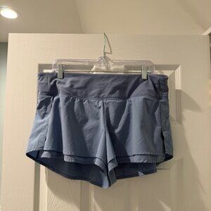 Alia Blue Athletic Shorts
